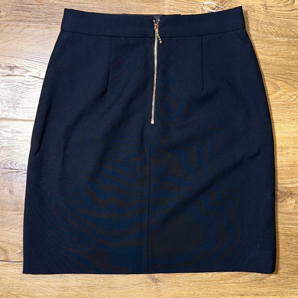 Kate Spade Black Wool Skirt with Bow Accent Size 6 - Picture 5 of 10